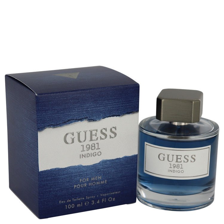 Guess 1981 Indigo by Guess Eau De Toilette Spray 3.4 oz for Men - Thesavour