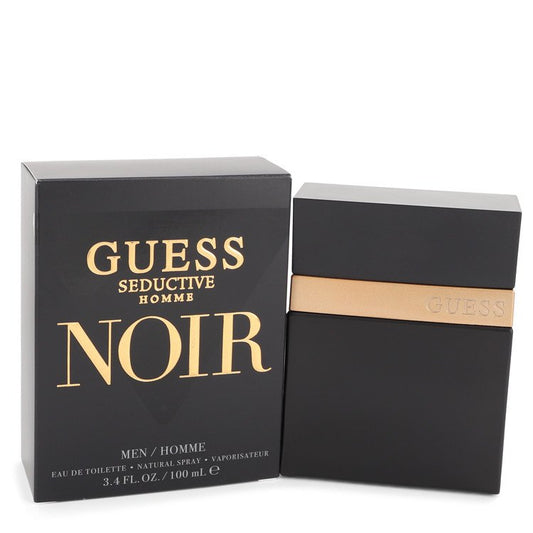 Guess Seductive Homme Noir by Guess Eau De Toilette Spray 3.4 oz for Men - Thesavour