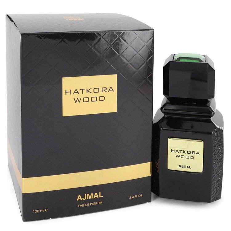 Hatkora Wood by Ajmal Eau De Parfum Spray (Unisex) 3.4 oz for Men - Thesavour