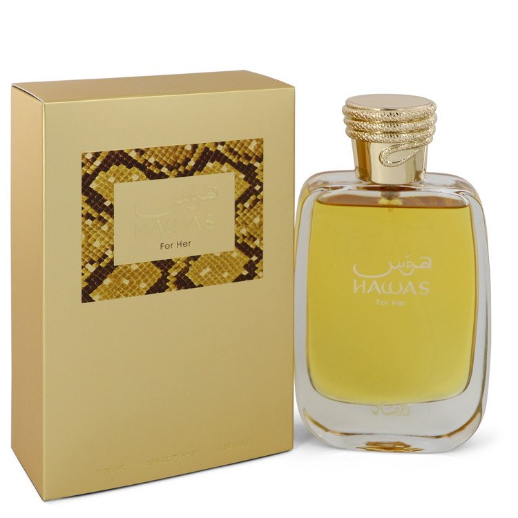 Hawas by Rasasi Eau De Parfum Spray 3.33 oz for Women - Thesavour