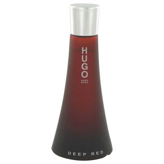 hugo DEEP RED by Hugo Boss Eau De Parfum Spray (unboxed) 3 oz for Women - Thesavour