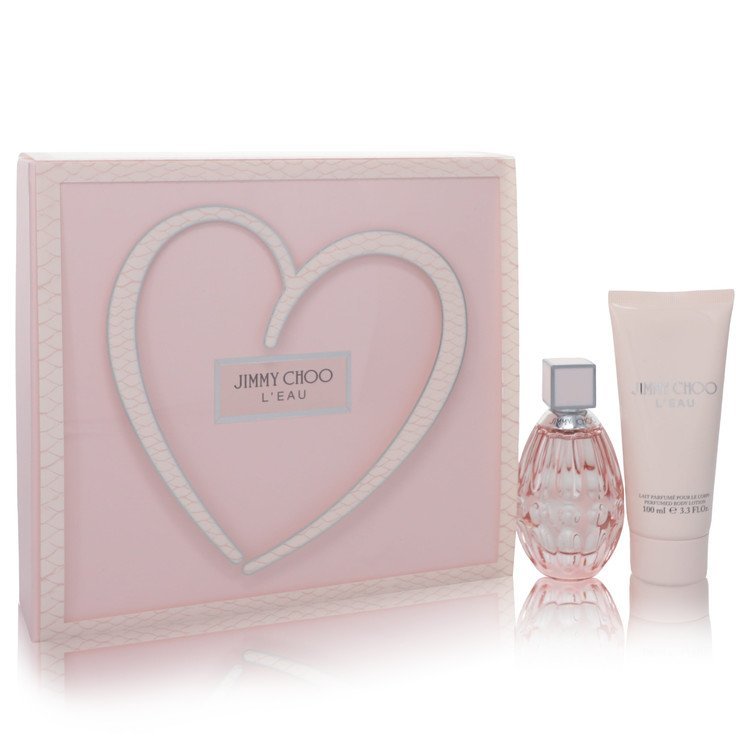 Jimmy Choo L'eau by Jimmy Choo Gift Set -- 2 oz Eau De Toilette Spray + 3.3 oz Body Lotion for Women - Thesavour