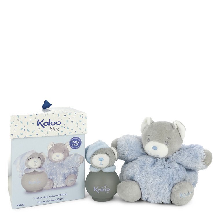 Kaloo Blue by Kaloo Eau De Senteur Spray (Alcohol Free) + Free Fluffy Bear 3.2 oz for Men - Thesavour