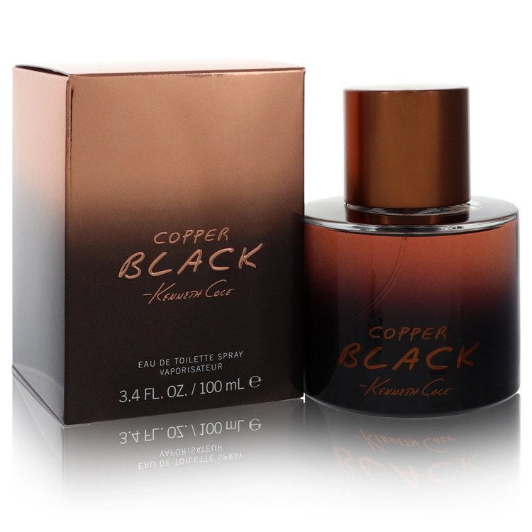 Kenneth Cole Copper Black by Kenneth Cole Eau De Toilette Spray 3.4 oz for Men - Thesavour