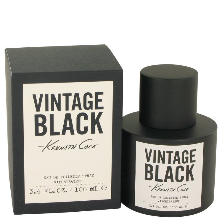 Kenneth Cole Vintage Black by Kenneth Cole Eau De Toilette Spray 3.4 oz for Men - Thesavour
