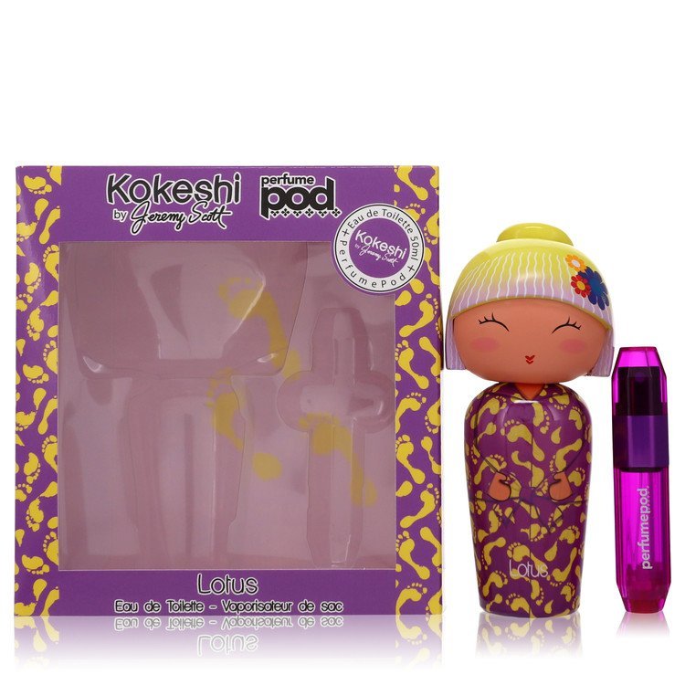 Kokeshi Lotus by Kokeshi Gift Set -- 1.7 oz Eau de Toilette + .16 oz Refillable PerfumePod for Women - Thesavour