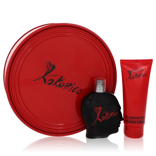 Kokorico by Jean Paul Gaultier Gift Set -- 1.6 oz Eau De Toilette Spray + 3.3 oz Perfumed Shower Gel for Men - Thesavour