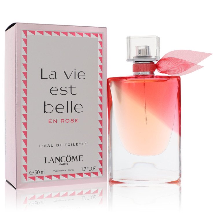 La Vie Est Belle En Rose by Lancome L'eau De Toilette Spray 1.7 oz for Women - Thesavour