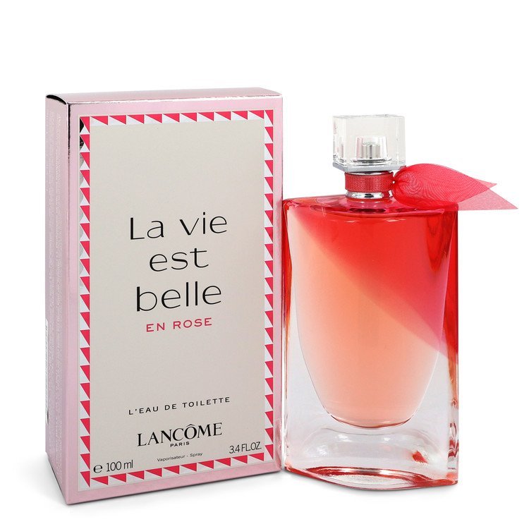 La Vie Est Belle En Rose by Lancome L'eau De Toilette Spray 3.4 oz for Women - Thesavour