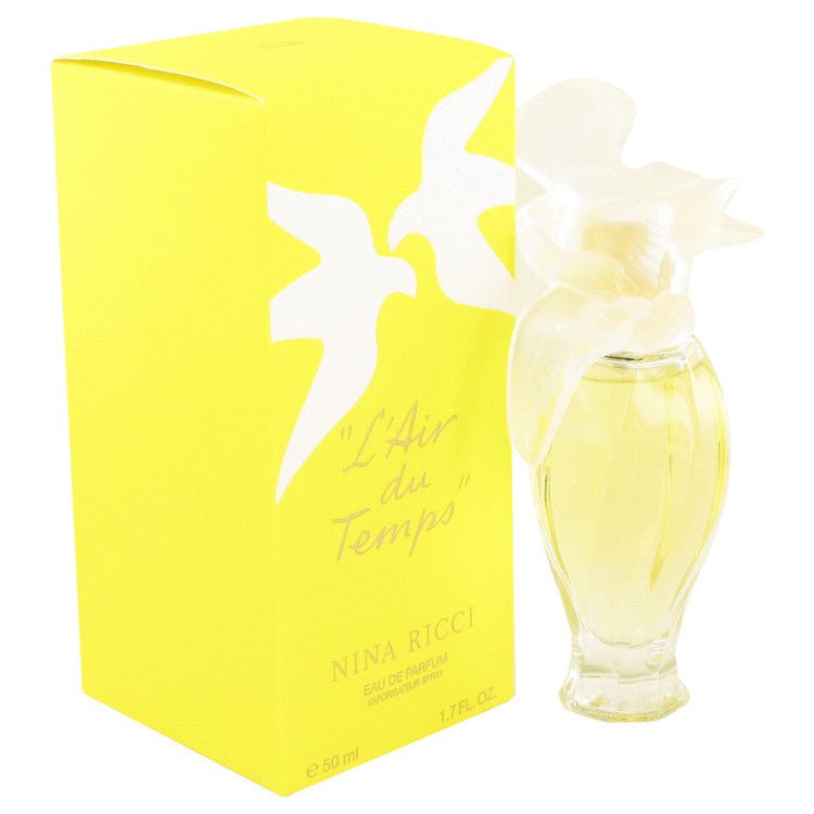 L'AIR DU TEMPS by Nina Ricci Eau De Parfum Spray with Bird Cap 1.7 oz for Women - Thesavour