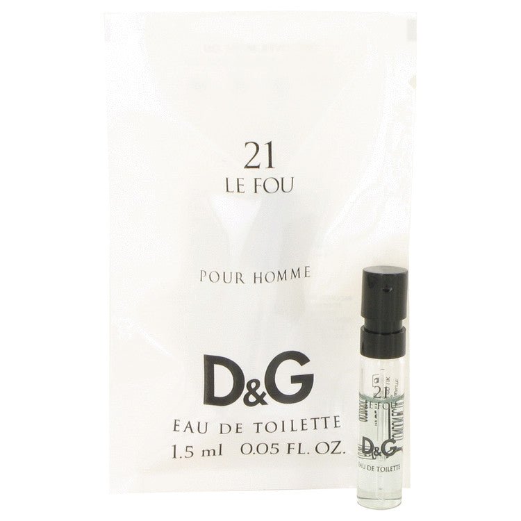 Le Fou 21 by Dolce & Gabbana Vial (Sample) .05 oz for Men - Thesavour