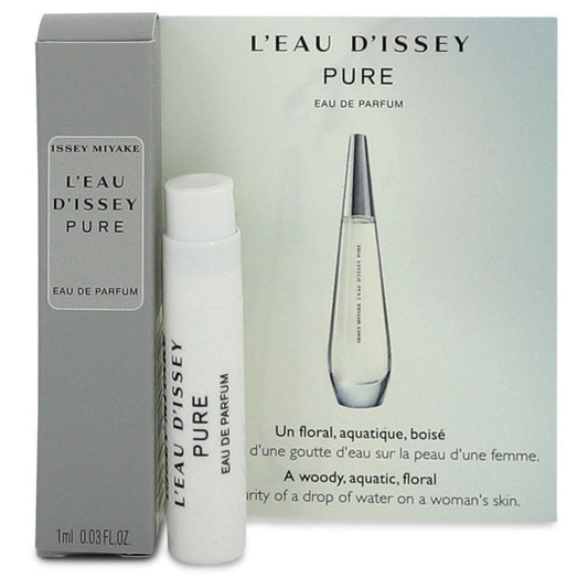 L'eau D'issey Pure by Issey Miyake Vial (sample) EDP .03 oz for Women - Thesavour