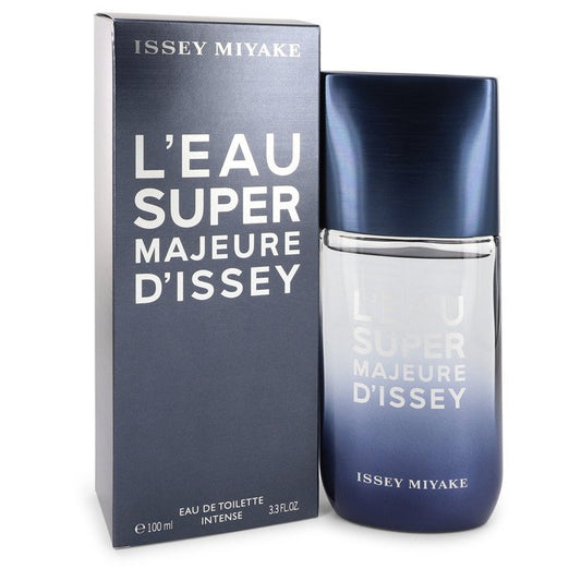 L'eau Super Majeure d'Issey by Issey Miyake Eau De Toilette Intense Spray 3.3 oz for Men - Thesavour