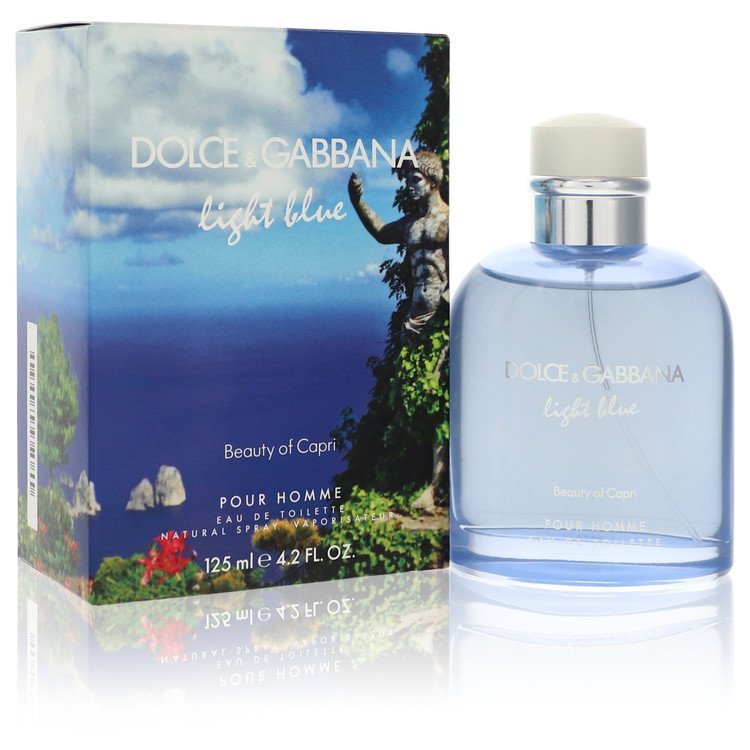 Light Blue Beauty of Capri by Dolce & Gabbana Eau De Toilette Spray 4.2 oz for Men - Thesavour