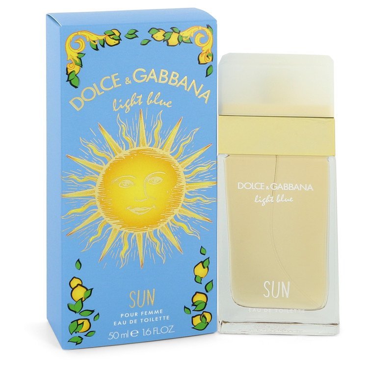 Light Blue Sun by Dolce & Gabbana Eau De Toilette Spray 1.7 oz for Women - Thesavour