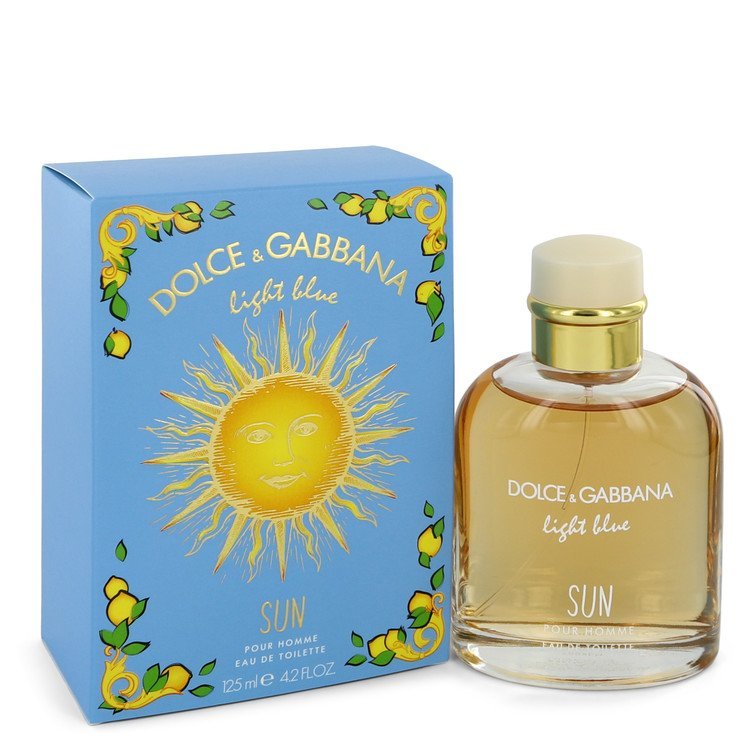 Light Blue Sun by Dolce & Gabbana Eau De Toilette Spray 4.2 oz for Men - Thesavour