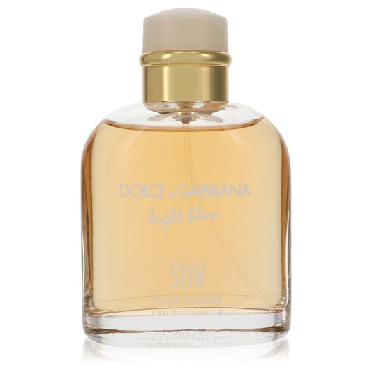 Light Blue Sun by Dolce & Gabbana Eau De Toilette Spray (Tester) 4.2 oz for Men - Thesavour