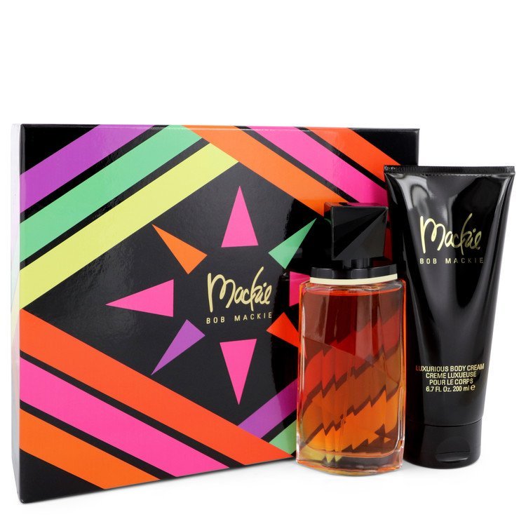 MACKIE by Bob Mackie Gift Set -- 3.4 oz Eau De Toilette Spray + 6.8 oz Body Cream for Women - Thesavour