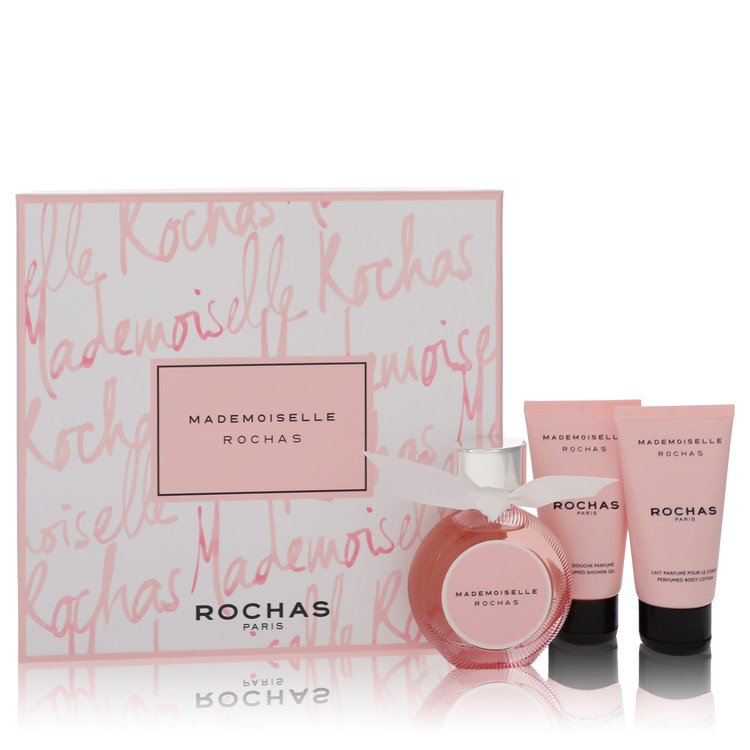 Mademoiselle Rochas Couture by Rochas Gift Set -- 1.7 oz Eau De Parfum + 3.3 oz Perfumed Body Lotion for Women - Thesavour