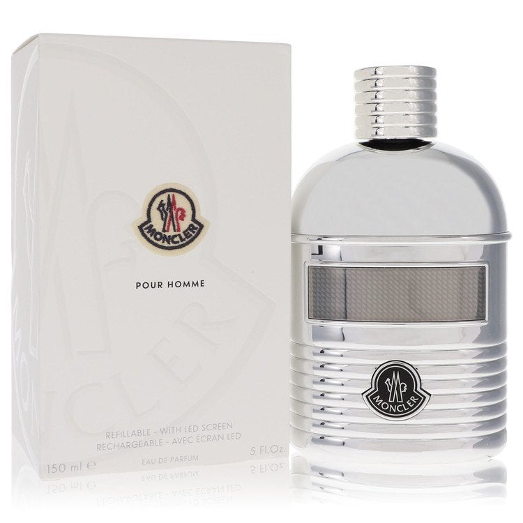 Moncler by Moncler Eau De Parfum Spray (Refillable + LED Screen) 5 oz for Men - Thesavour