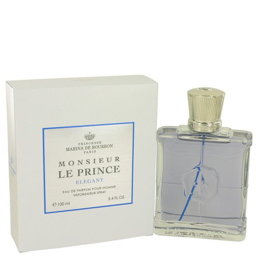 Monsieur Le Prince Elegant by Marina De Bourbon Eau De Parfum Spray 3.4 oz for Men - Thesavour