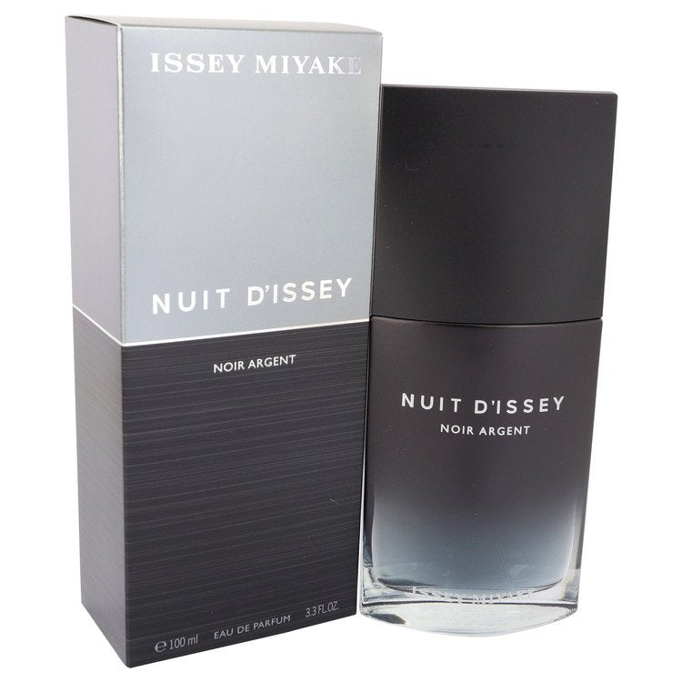 Nuit D'issey Noir Argent by Issey Miyake Eau De Parfum Spray 3.3 oz for Men - Thesavour