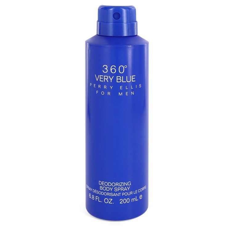 Perry Ellis 360 Very Blue by Perry Ellis Body Spray (unboxed) 6.8 oz for Men - Thesavour