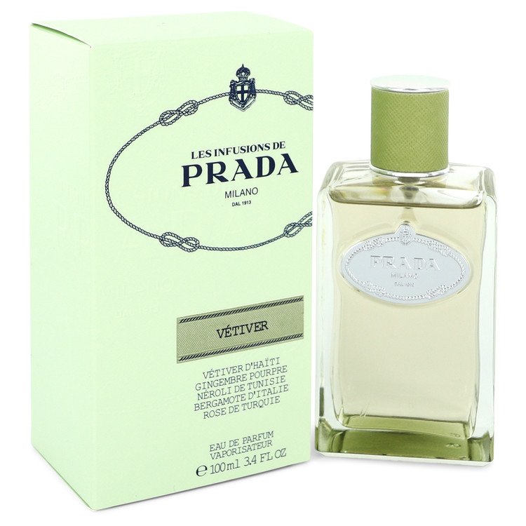 Prada Infusion De Vetiver by Prada Eau De Parfum Spray 3.4 oz for Men - Thesavour