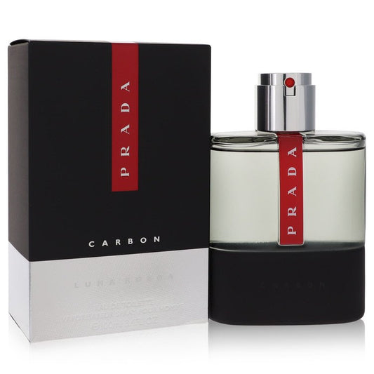 Prada Luna Rossa Carbon by Prada Eau De Toilette Spray (Unboxed) 5.1 oz for Men - Thesavour