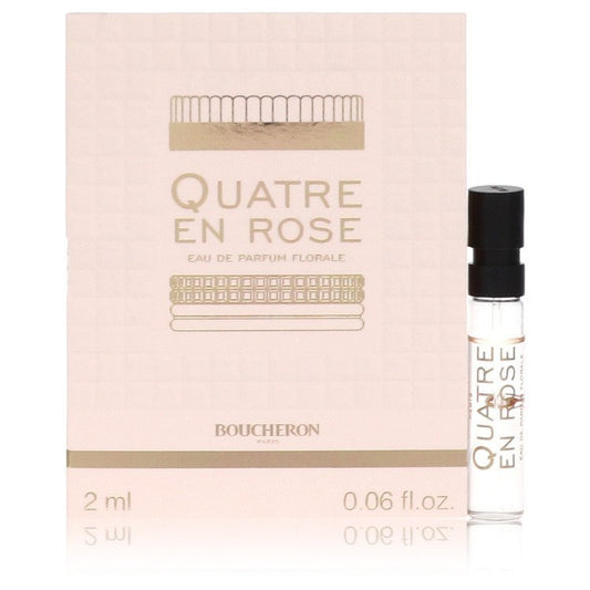 Quatre En Rose Florale by Boucheron Vial (Sample) .06 oz for Women - Thesavour