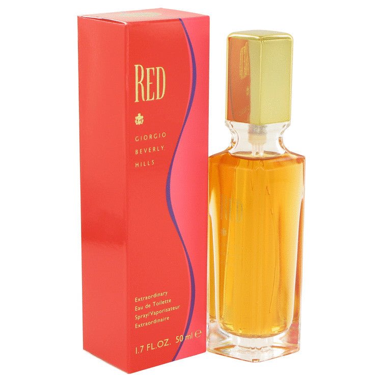 RED by Giorgio Beverly Hills Eau De Toilette Spray for Women - Thesavour