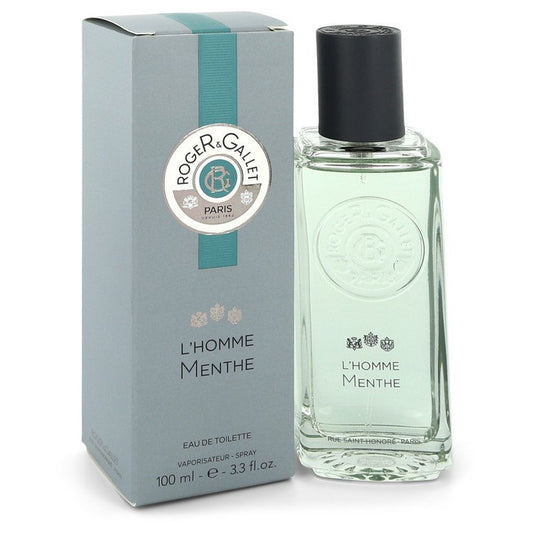 Roger & Gallet L'Homme Menthe by Roger & Gallet Eau De Toilette Spray 3.3 oz for Men - Thesavour