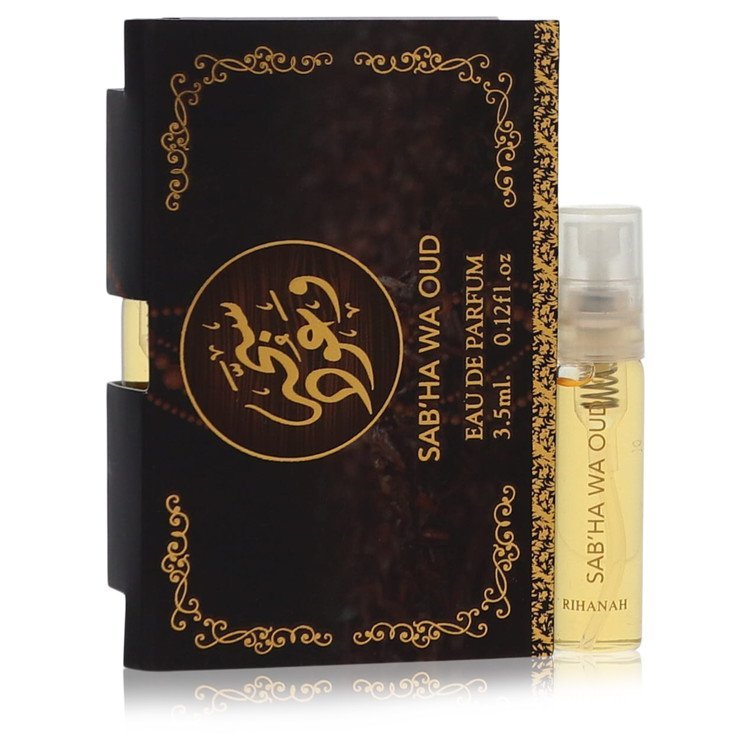 Sabha Wa Oud by Rihanah Vial (sample) .12 oz for Men - Thesavour