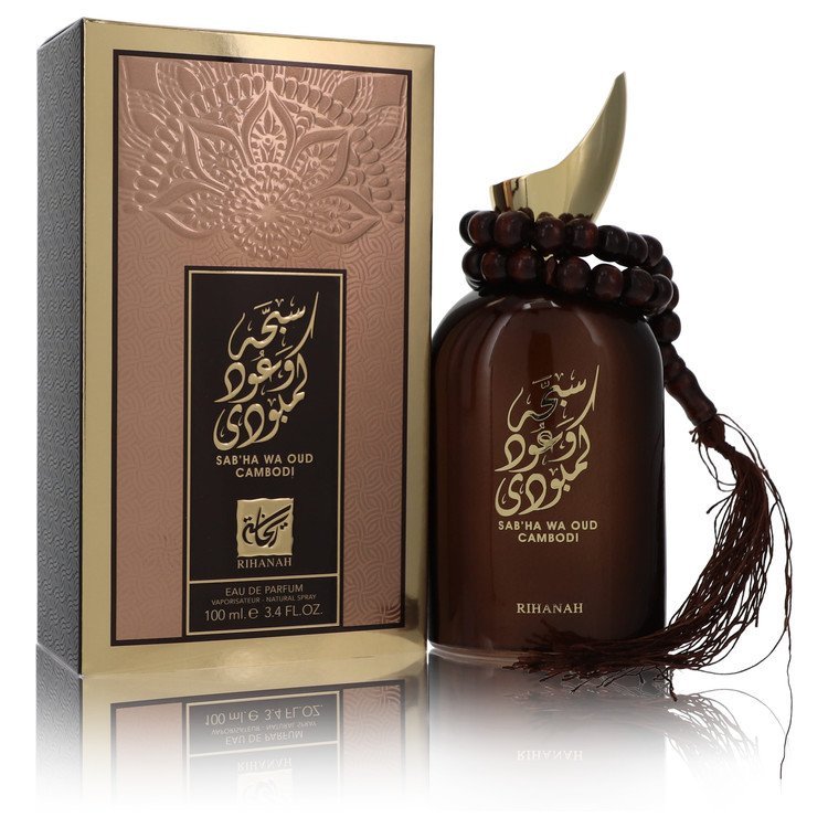 Sabha Wa Oud Cambodi by Rihanah Eau De Parfum Spray (Unisex) 3.4 oz for Men - Thesavour