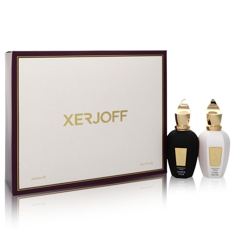 Shooting Stars Amber Star & Star Musk by Xerjoff Gift Set -- 1.7 oz EDP in Amber Star + 1.7 oz EDP in Star Musk Both Unisex Fragrances for Men - Thesavour