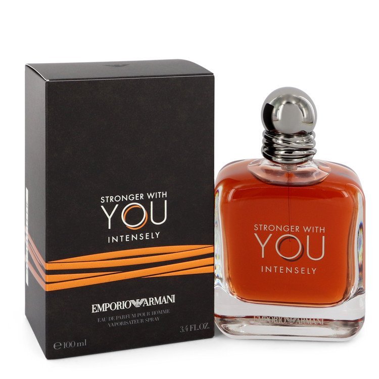 Stronger With You Intensely by Giorgio Armani Eau De Parfum Spray 3.4 oz for Men - Thesavour