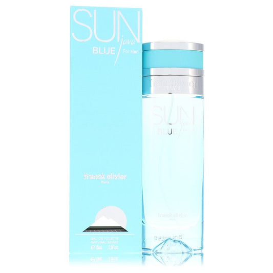 Sun Java Blue by Franck Olivier Eau De Toilette Spray 2.5 oz for Men - Thesavour