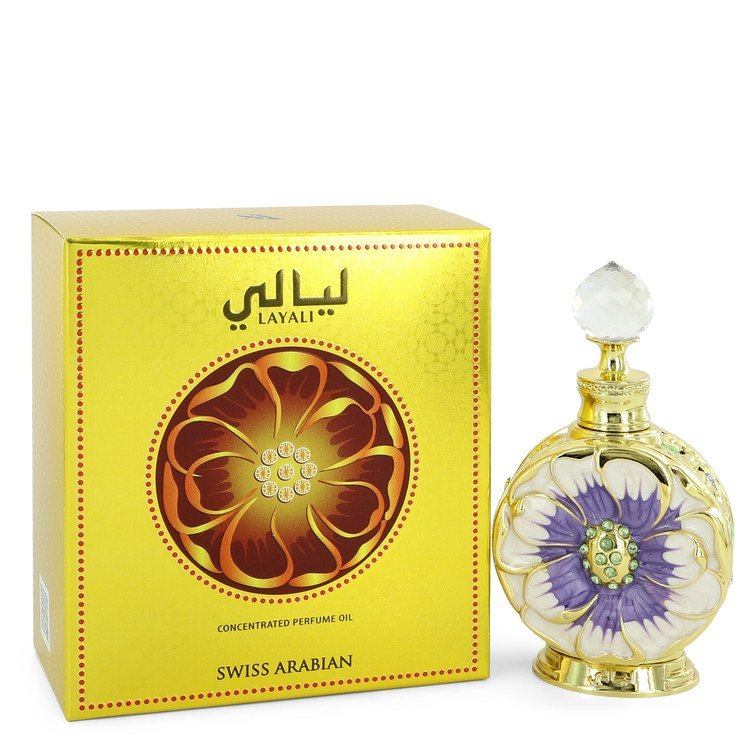 Swiss Arabian Layali by Swiss Arabian Concentrated Perfume Oil 0.5 oz for Women - Thesavour