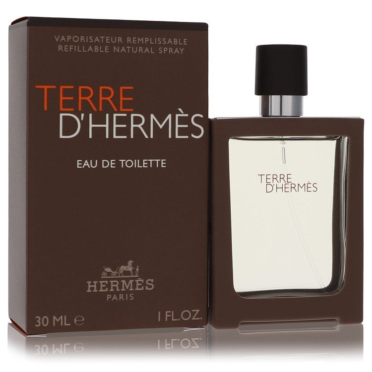 Terre D'Hermes by Hermes Eau De Toilette Spray Spray Refillable 1 oz for Men - Thesavour