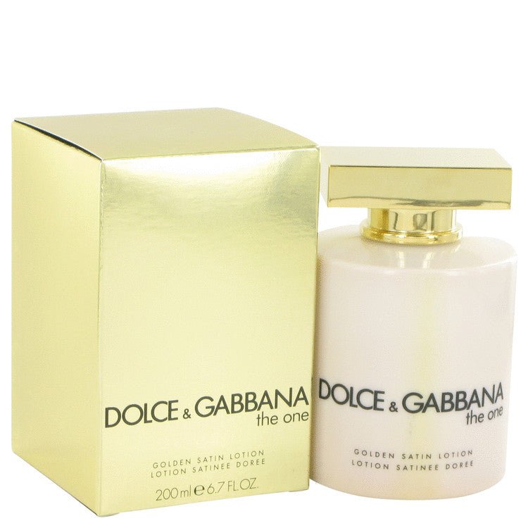 The One by Dolce & Gabbana Golden Satin Lotion 6.7 oz for Women - Thesavour