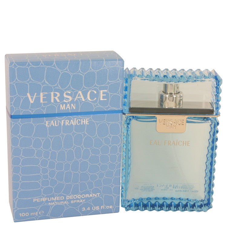 Versace Man by Versace Eau Fraiche Deodorant Spray 3.4 oz for Men - Thesavour