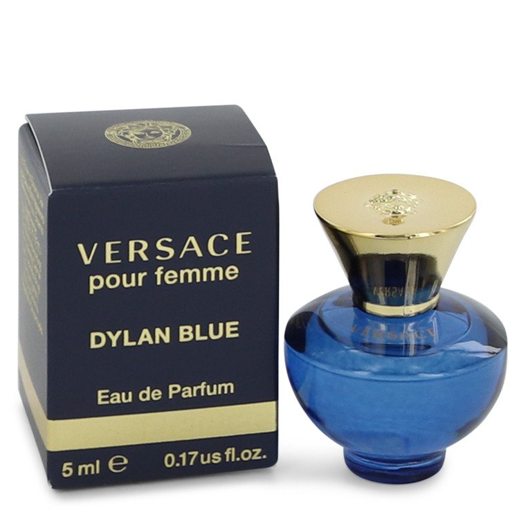 Versace Pour Femme Dylan Blue by Versace Mini EDP .17 oz for Women - Thesavour