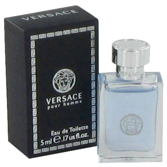 Versace Pour Homme by Versace Mini EDT .17 oz for Men - Thesavour
