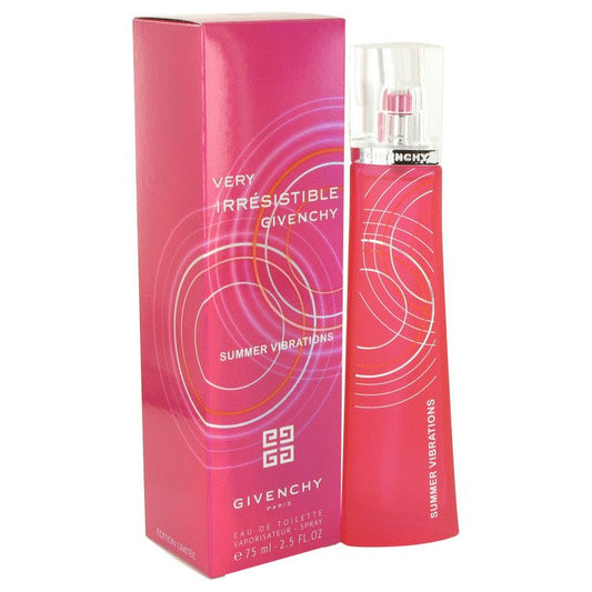 Very Irresistible Summer Vibrations by Givenchy Eau De Toilette Spray 2.5 oz for Women - Thesavour